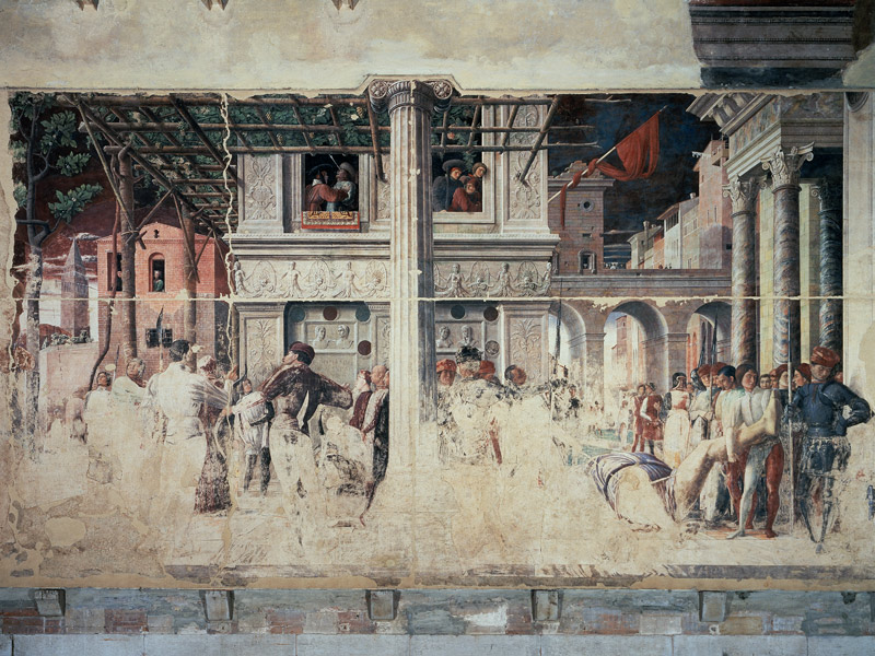 Martyrdom of St. Christopher van Andrea Mantegna