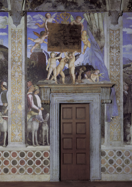 Camera degli Sposi , West Wall van Andrea Mantegna