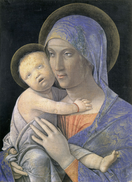 Madonna and Child van Andrea Mantegna