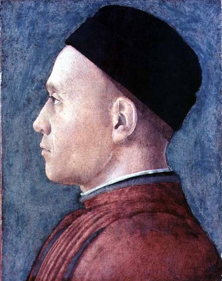 Portrait of a Man van Andrea Mantegna