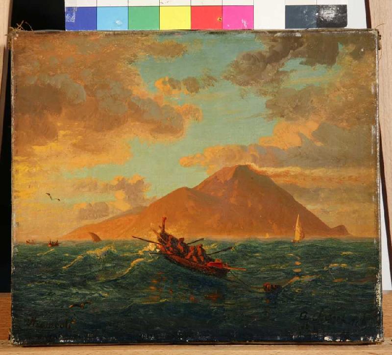 Stromboli van Andreas Achenbach