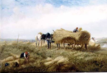 Harvesting, near Boulogne-sur-Mer van Andrew Beavis