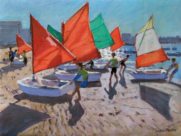 Red Sails, Royan, France van Andrew  Macara