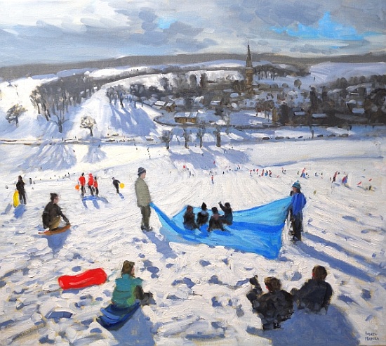 Edensor Village, Chatsworth van Andrew  Macara