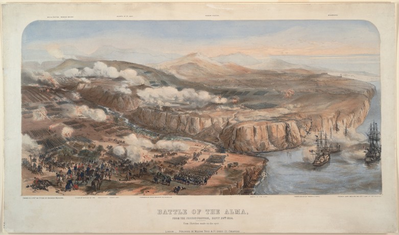 The Battle of the Alma on September 20, 1854 van Andrew Maclure