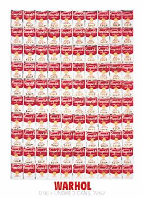 One Hundred Cans, 1962 - (AW-828) - Andy Warhol