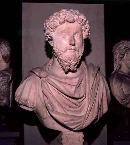 Bust of Marcus Aurelius (AD 121-180) van Anoniem