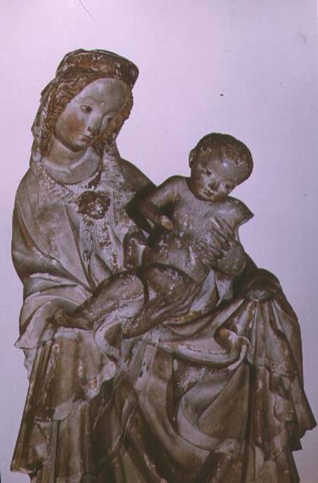 Madonna and Child, known as the Krumauer Madonna, Austrian,possibly made in Prague van Anoniem