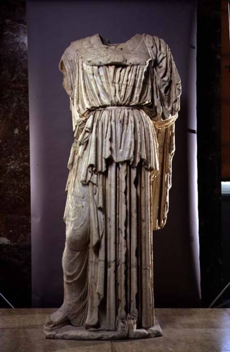 Statue of Athenaknown as the 'Medici Athena' Greek van Anoniem