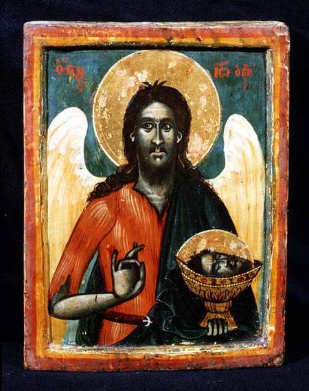 St.John the Baptisticon from central Greece van Anoniem