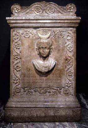 Funerary stele of a ten year old girl called Julia Victorina Roman