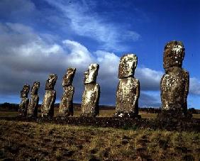 Monolithic Statues on Ahu Akivi