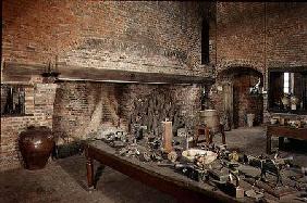 Old HallGainsborough: interior view showing the kitchen