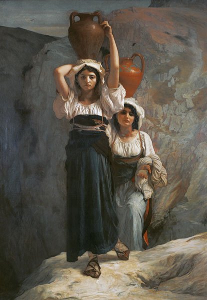 The Girls of Alvito van Antoine Auguste Ernest Herbert or Hebert