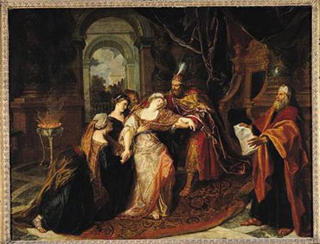 Esther before Ahasuerus van Antoine Coypel