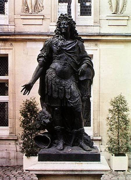 Statue of Louis XIV (1638-1715) van Antoine Coysevox