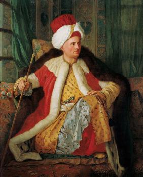 Portrait of Charles Gravier Count of Vergennes and French Ambassador, in Turkish Attire