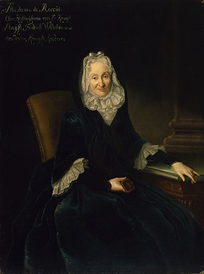 Madame Marte de Rocoulle, c.1735 van Antoine Pesne