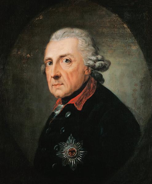 Friedrich II. ( De grote ), koning van Pruisen  1781