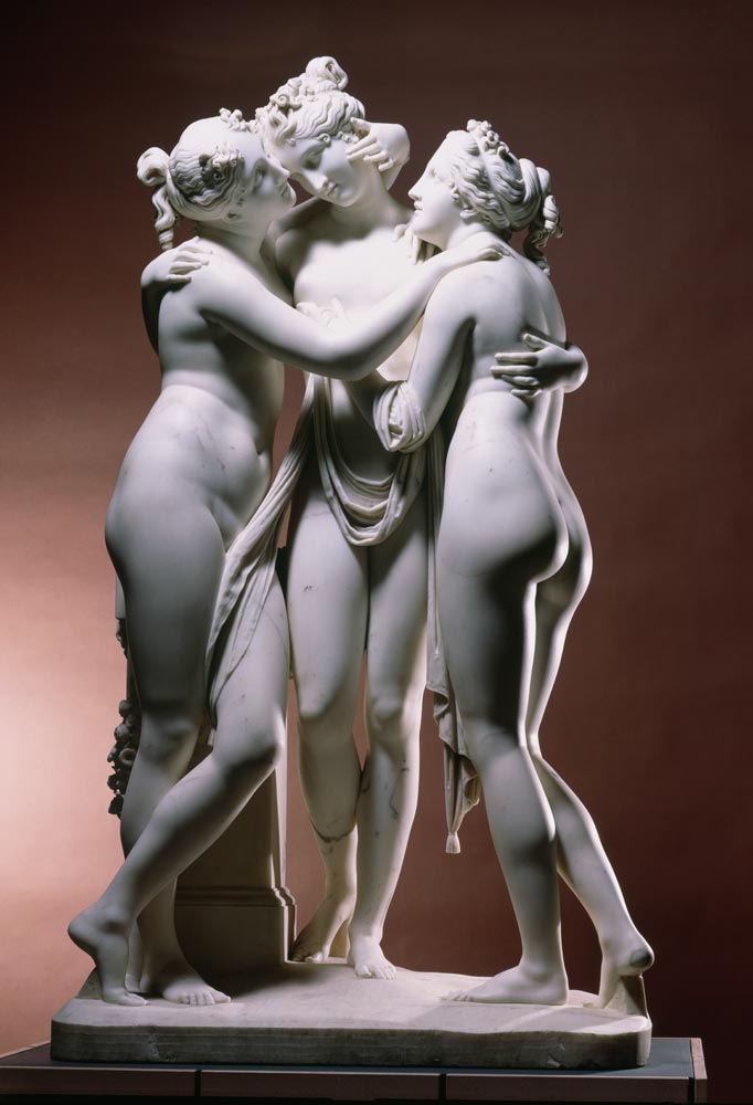 Three Graces van Antonio Canova