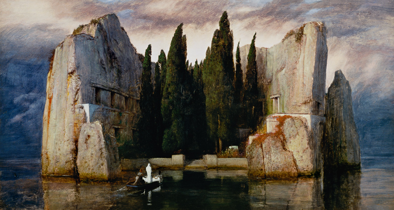 Isle of the dead II van Arnold Böcklin