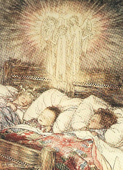 Christmas illustrations, from ''The Night Before Christmas'' by Clement C. Moore van Arthur Rackham