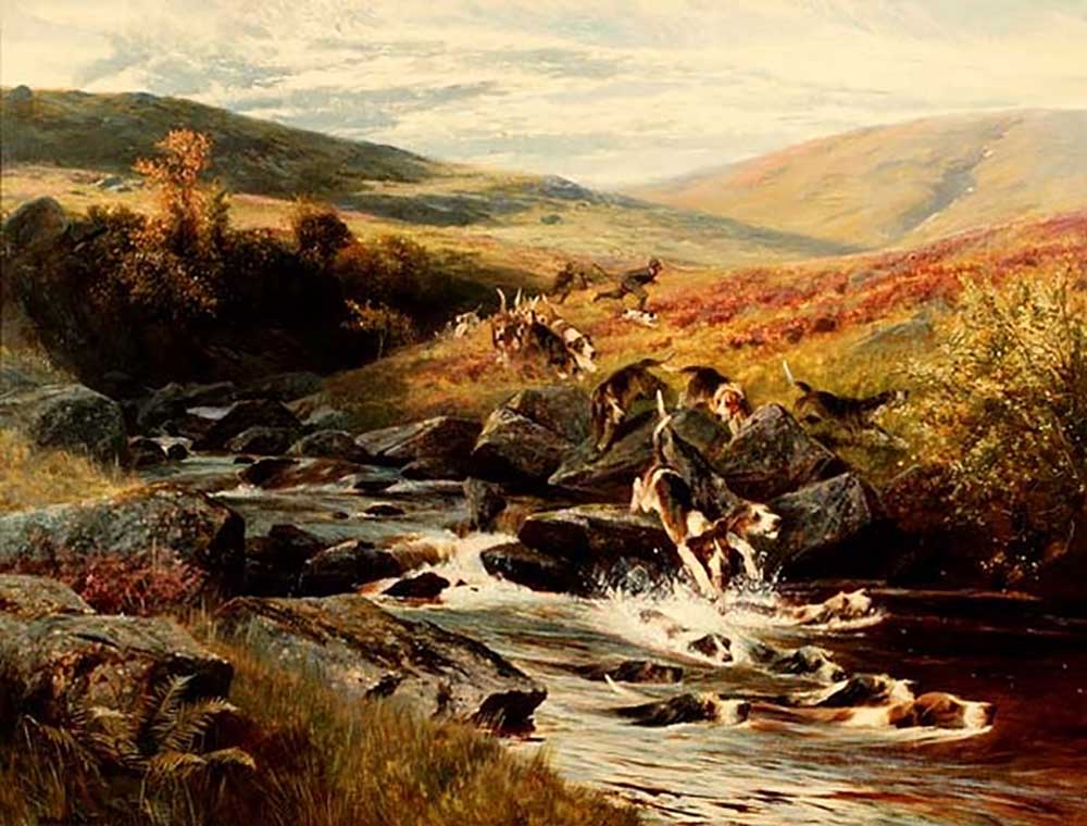 The Otter Hunt van Arthur Wardle