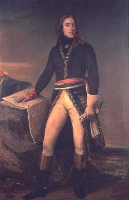 Portrait of General Louis-Lazare Hoche (1768-97) van Ary Scheffer