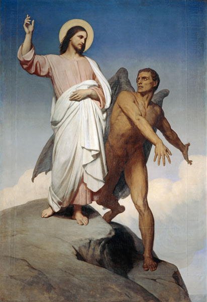 La Tentation du Christ van Ary Scheffer