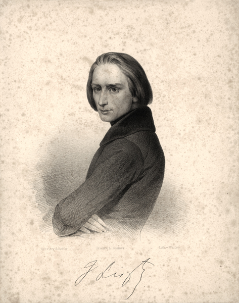Franz Liszt van Ary Scheffer