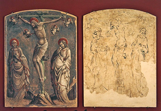 Crucifixion, 1448 (fresco & sinopia) van (attr. to) Parri Spinelli