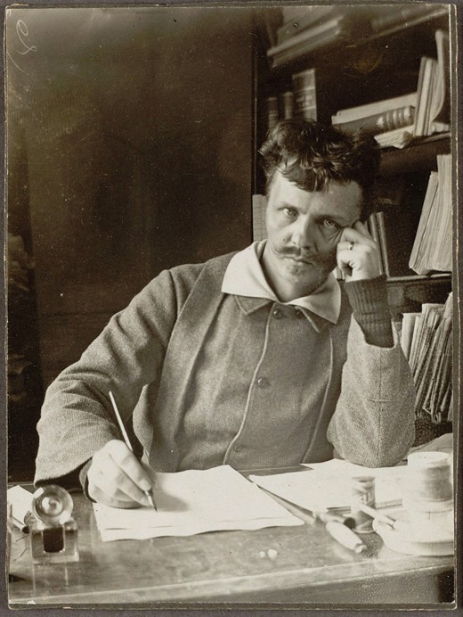 Self-Portrait van August Strindberg