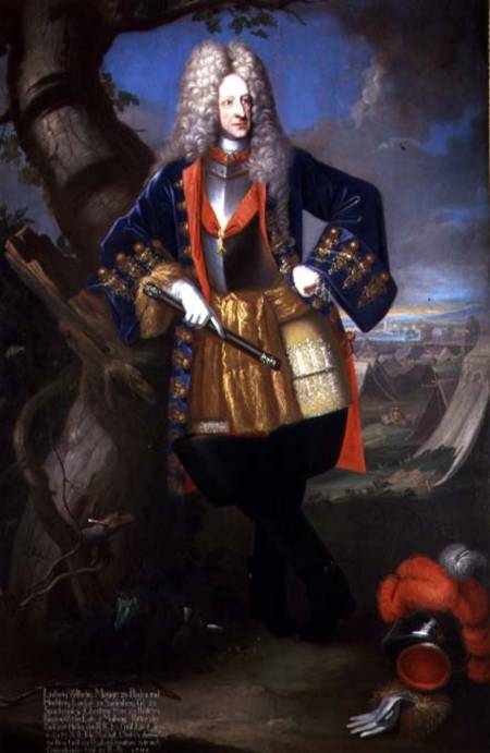 Ludwig Wilhelm, Count of Baden (1655-1707) van Austrian School