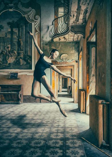 Abandoned Ballet Digital Painting 3