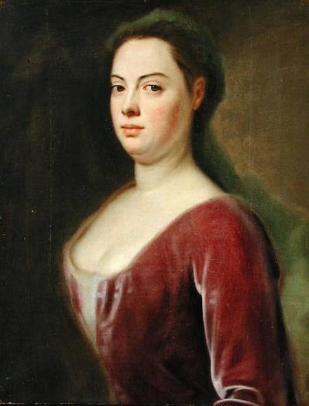 Portrait of Frau Denner van Balthasar Denner