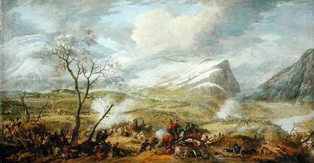 The Battle of Rivoli on the 14th January 1797 van Baron Louis Albert Bacler d'Albe