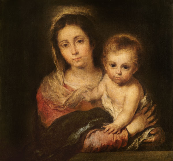 Murillo, Maria met kind van Bartolomé Esteban Perez Murillo