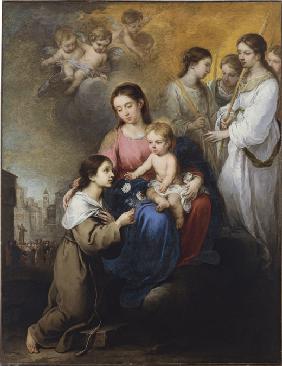 The Virgin and Child with Saint Rose of Viterbo