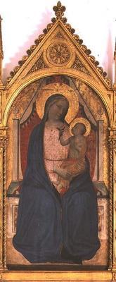 Madonna and Child (tempera on panel)