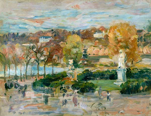 Landscape in Tours van Berthe Morisot