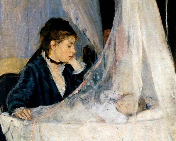 Berthe Morisot / Le Berceau / 1872 van Berthe Morisot