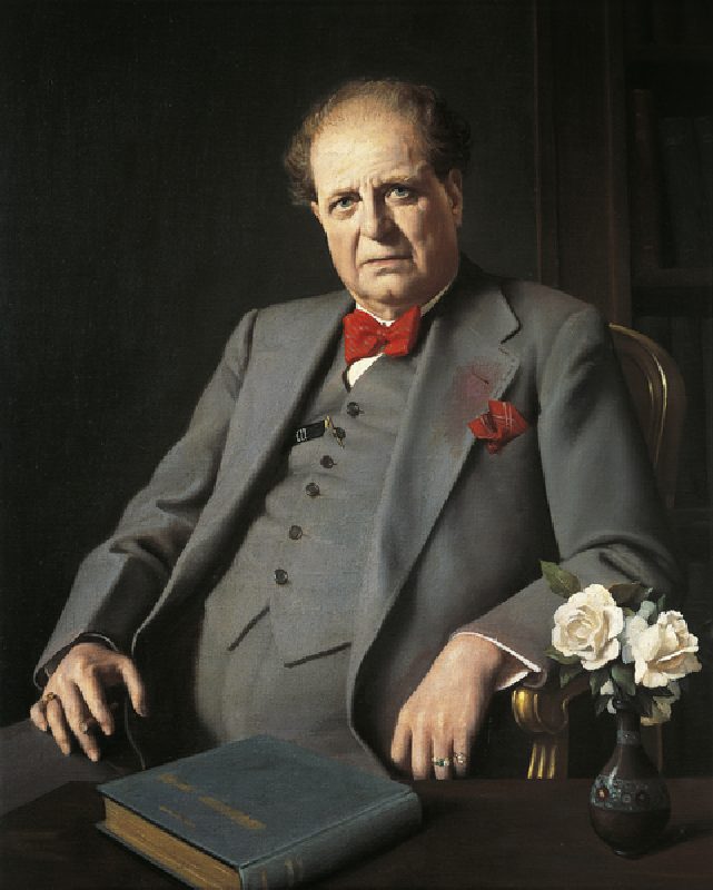 Portrait of Pietro Mascagni (Livorno, 1863-Rome 1945), 1939, by Bruno Croatto (1875-1948). Italy, 20 van Bruno Croatto