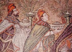 Port of Classis, detail of two Magi