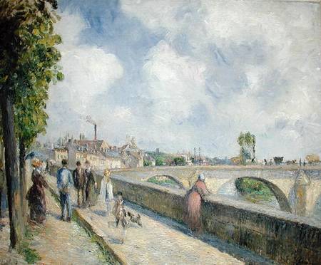 The Bridge at Pontoise van Camille Pissarro