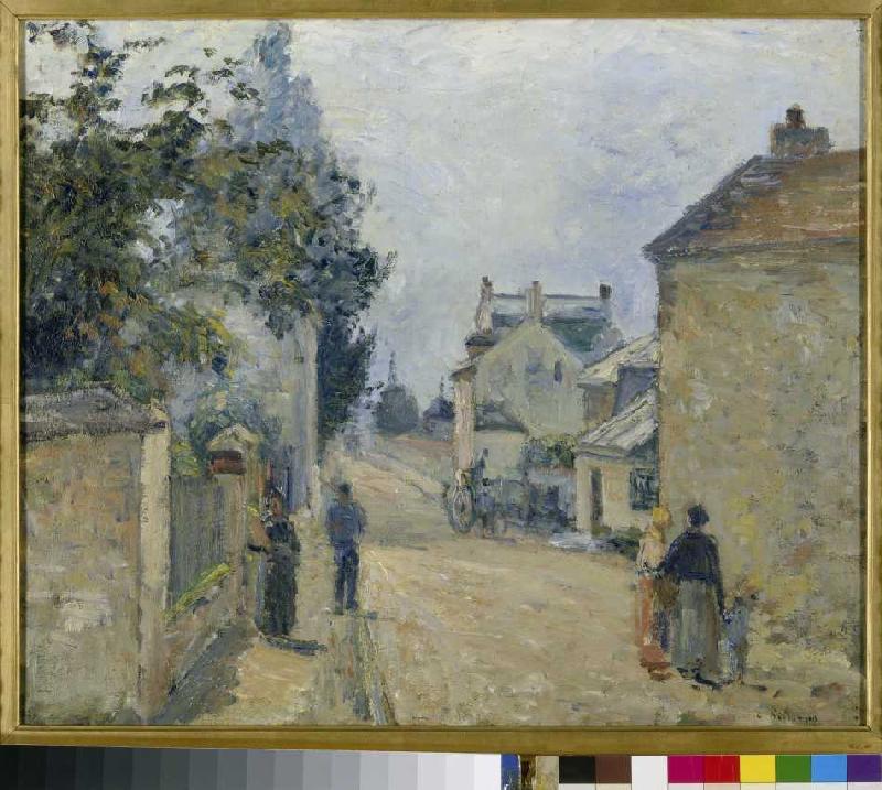 Strasse in der Eremitage, Pontoise van Camille Pissarro