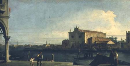 The Church of S. Giovanni dei Battuti, Murano van Giovanni Antonio Canal (Canaletto)