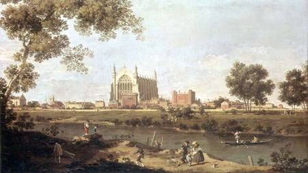 Eton College van Giovanni Antonio Canal (Canaletto)