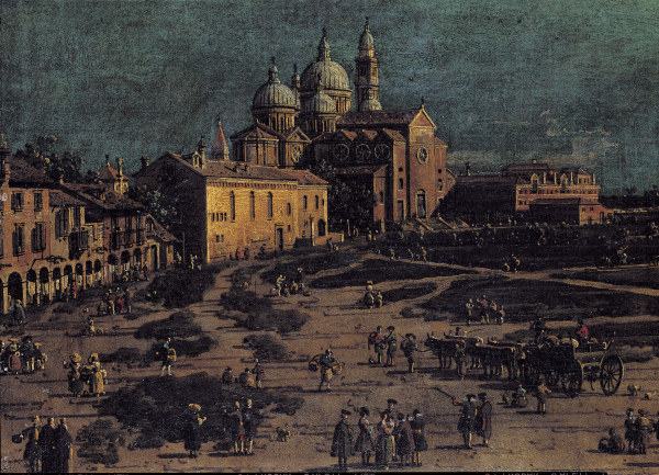 Padua, Prato della Valle / Canaletto van Giovanni Antonio Canal (Canaletto)