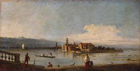 View of the Isles of San Michele, San Cristoforo and Murano from the Fondamente Nove