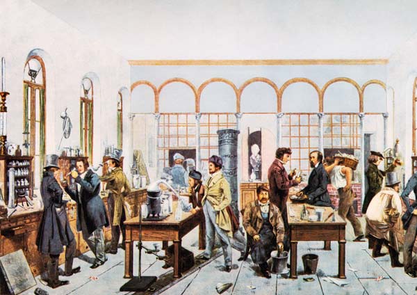 Justus von Liebig, Laboratory van Carl Constantin Steffeck